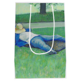 Sacola Para Presentes Média Siesta (por Gustave Caillebotte)