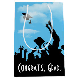 Sacola Para Presentes Média Silhouette de formando com Sky
