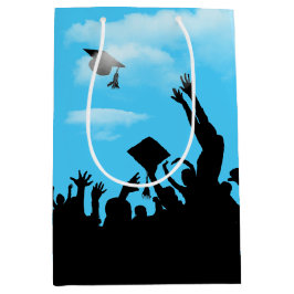 Sacola Para Presentes Média Silhouette de formando com Sky