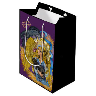 Sacola Para Presentes Média Símbolo Virgo Zodiac