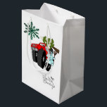 Sacola Para Presentes Média Snowman Christmas Seasons saúda os sacos de presen<br><div class="desc">Bagagens de presentes de Natal</div>