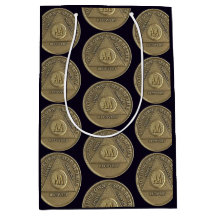 Sober Recovery Anniversário AA sobre Moedas