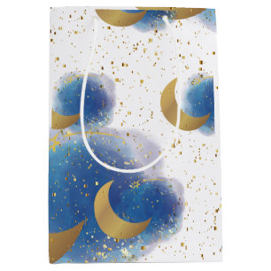 Sacola Para Presentes Média Sobre o papel de moldagem da lua