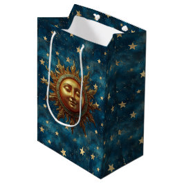 Sacola Para Presentes Média Sol Celestial