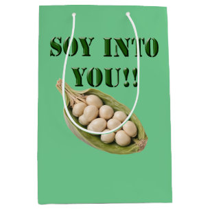 Sacola Para Presentes Média Soy Em Você: Uma História De Amor Vegan.