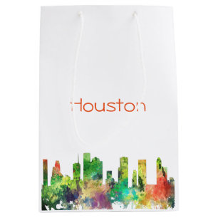 SACOLA PARA PRESENTES MÉDIA SP DA SKYLINE DE HOUSTON TEXAS -