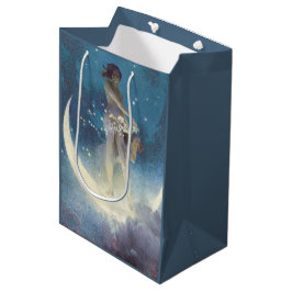 Sacola Para Presentes Média Spring Scattering Stars vintage illustration
