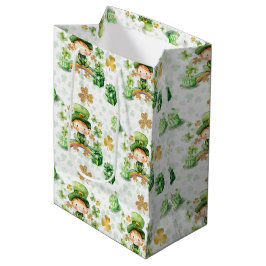 Sacola Para Presentes Média St Patricks Lucky One Primeiro Aniversário