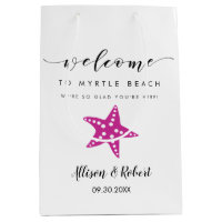 Starfish Welcome Bag, convidados do casamento de d