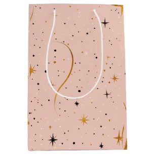 Sacola Para Presentes Média Starry Delight - Saco de papel decorativo com Star