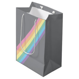 Sacola Para Presentes Média Stormy Sky e Rainbow Gift Bag