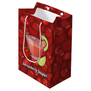 Sacola Para Presentes Média Strawberry Daiquiri Gift Bag