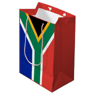 Sacola Para Presentes Média Sul - bandeira africana