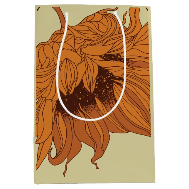 Sacola Para Presentes Média Sun & Bloom (Frente)