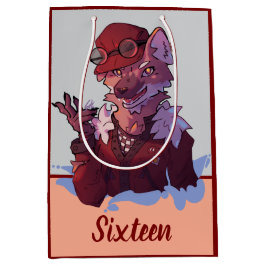 Sacola Para Presentes Média Sweet, Zestien, wolf, anime