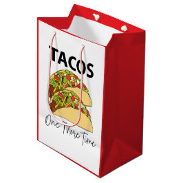 Sacola Para Presentes Média Tacos Mais Uma Vez Taco Comida Mexicano