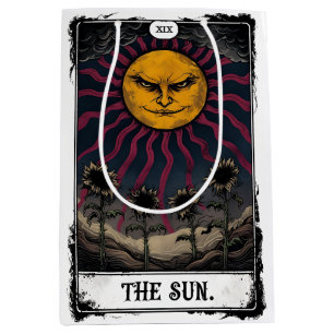 Sacola Para Presentes Média Tarot do Sol Gótico