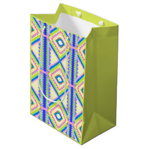 Sacola Para Presentes Média Tecelão Elétrico do Céu