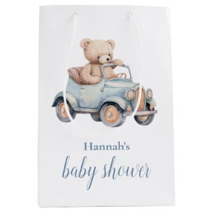 Sacola Para Presentes Média Teddy Bear Grandmillennier Chá de fraldas