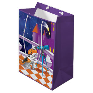 Sacola Para Presentes Média telescópio de cães