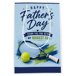 Sacola Para Presentes Média Tenis Dia dos Pais azul aquarela para o Papai