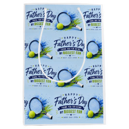 Sacola Para Presentes Média Tenis Dia dos Pais para Papai Aquarela Azul