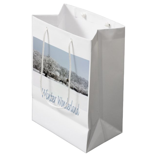 Sacola Para Presentes Média terra natal (Frente inclinada)