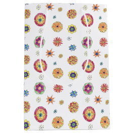 Sacola Para Presentes Média Teste padrão de Starflower