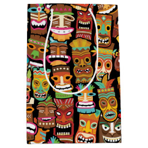 Sacola Para Presentes Média Teste padrão de Tiki
