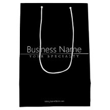 Texto Branco Simples e Sofisticado em Preto