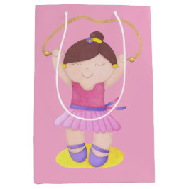 Sacola Para Presentes Média The Ballerina Jumping Rope