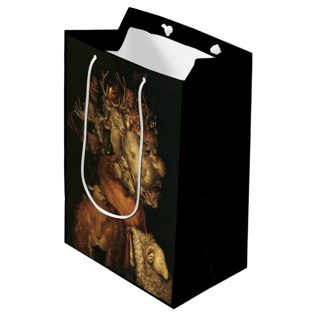 Sacola Para Presentes Média The Four Elements: Earth - Giuseppe Arcimboldo (Frente inclinada)