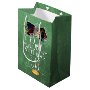 Sacola Para Presentes Média The Polar Express "The Bell Still Rings For Me"