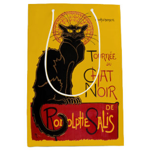 Sacola Para Presentes Média Theophile Steinlen - Le Chat Noir Vintage