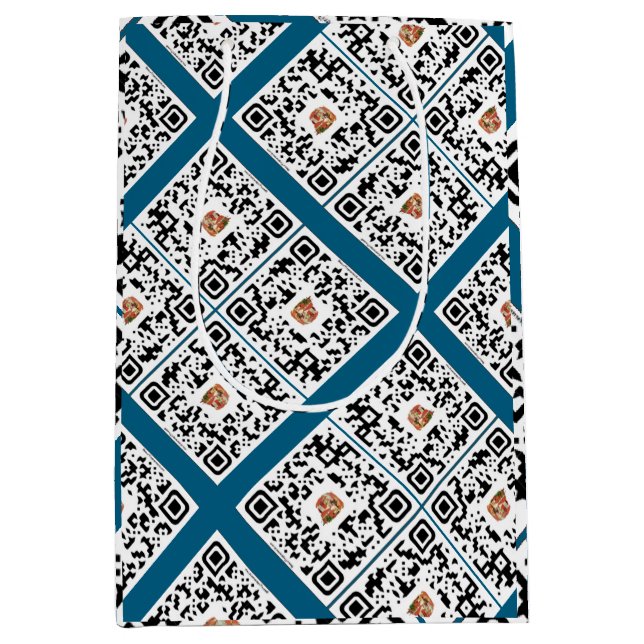 Sacola Para Presentes Média #thesurfingmermaid_Florida (Frente)