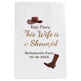 Sacola Para Presentes Média This Wife is a showgirl bachelorette party name da