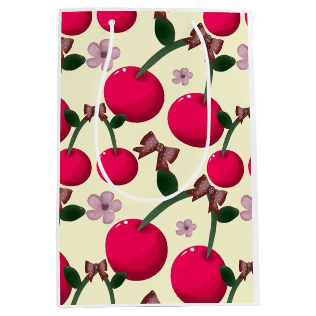 Sacola Para Presentes Média Throw Pillow (Frente)