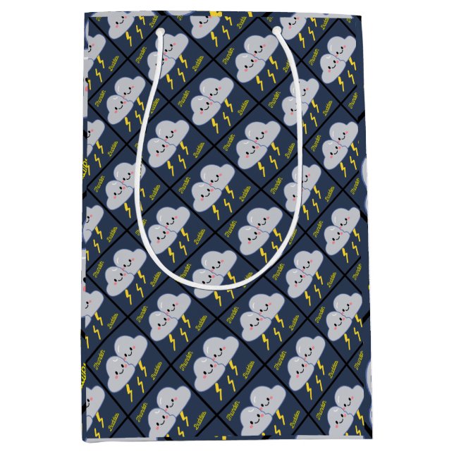 Sacola Para Presentes Média Thunder Buddies (Frente)