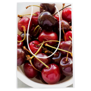 Sacola Para Presentes Média tigela de cerejas