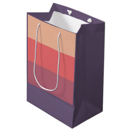 Sacola Para Presentes Média Tiras de Coloração de Queda-
