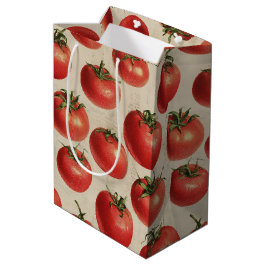 Sacola Para Presentes Média Tomate