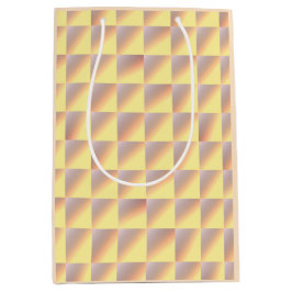 Sacola Para Presentes Média Tone-on-tone Squares.