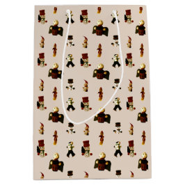 Sacola Para Presentes Média Toyland Holiday Gift Bag