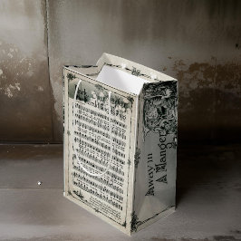 Sacola Para Presentes Média Traje a bolsa de presentes da folha de música