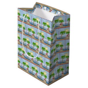 Sacola Para Presentes Média Tropical Santa Claus Sandman
