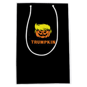 Sacola Para Presentes Média Trumpkin Torna O Excelente De Halloween Novamente