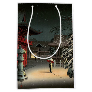 Sacola Para Presentes Média Tsuchiya Koitsu - Neve no Santuário Nezu