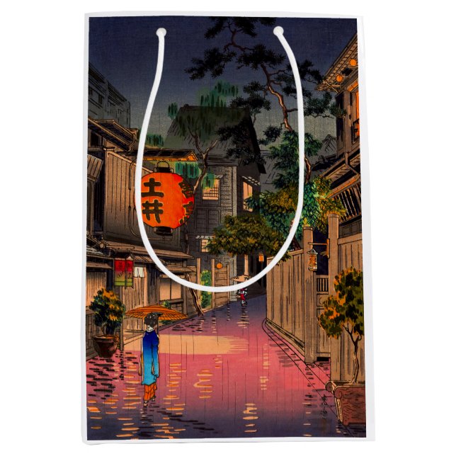 Sacola Para Presentes Média Tsuchiya Koitsu - Noite em Ushigome (Frente)