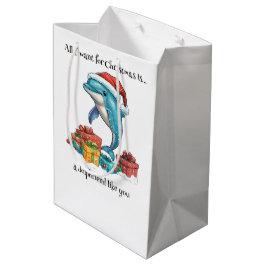 Sacola Para Presentes Média Tudo O Que Quero Para O Natal É...