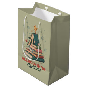 Sacola Para Presentes Média Tudo Reservado para o Livro de Natal Árvore de Nat